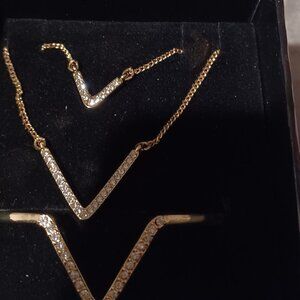 Victoria's Secret Necklace and Bracelet Set